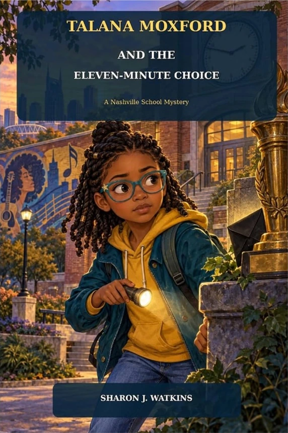 Talana Moxford and the Eleven-Minute Choice book cover by Sharon J. Watkins