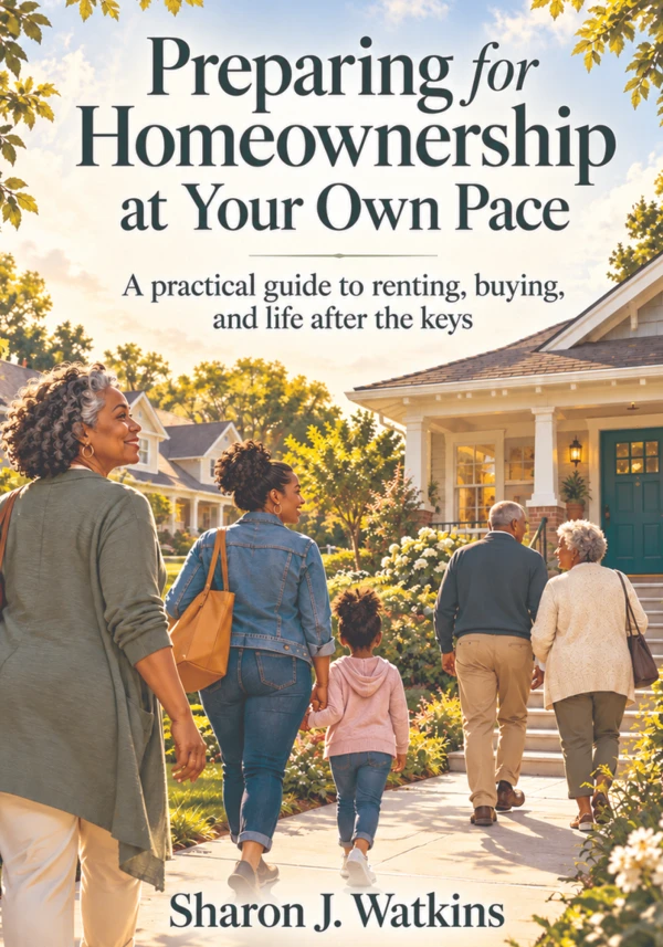 Preparing for Homeownership at Your Own Pace book cover by Sharon J. Watkins